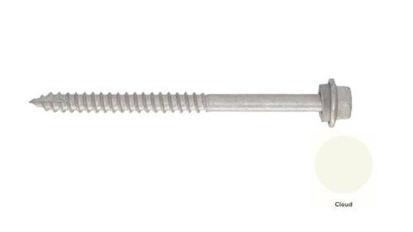 14G-10x90mm Hex Head Self Drilling Timber Screw - Galv +Seal - CLOUD