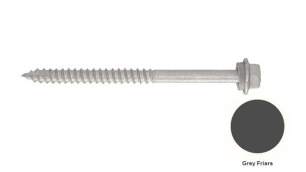14G-10x90mm Hex Head Self Drilling Timber Screw- Galv +Seal-GREYFRIARS
