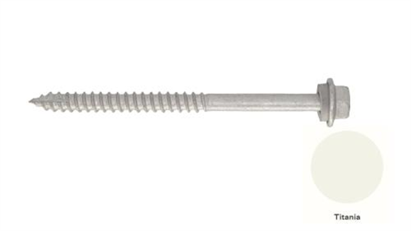 14G-10x90mm Hex Head Self Drilling Timber Screw - Galv +Seal - TITANIA