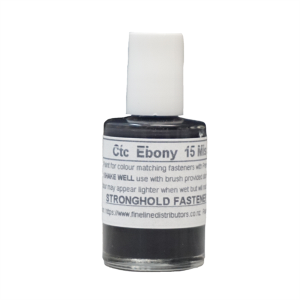 Touch-up Paint with Brush 15ml - EBONY
