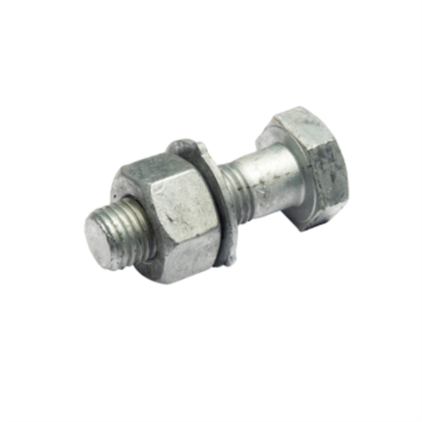 M12X100 Structural 8.8 Bolt/Nut/Washer Assembly - Galv